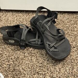 Chaco Waterproof Sports ZX2 Classic Sandals‎ Women's Sz 8 Black Gray Straps